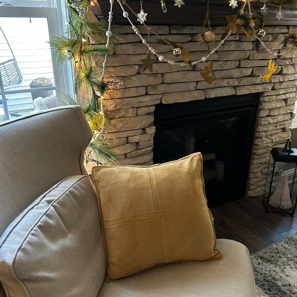 Woolrich Home Camel 18" Square Patchwork Pillow Cover - Picture 6 of 6